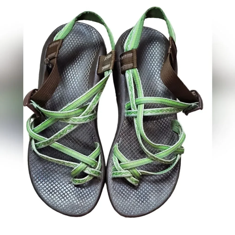 Chaco Green Aztek Vibram Sandals